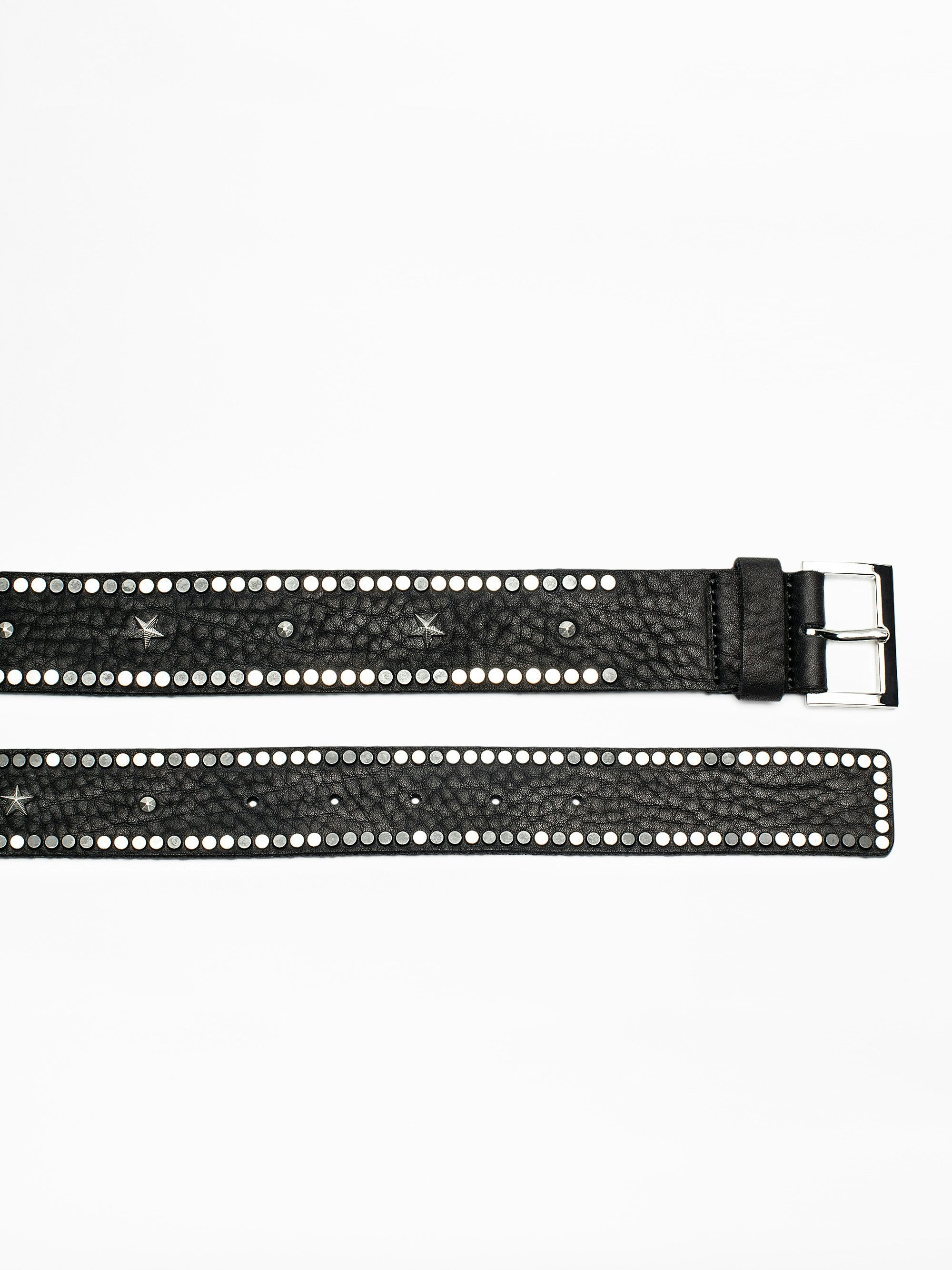 Starlight Belt - Starlight 35mm leather belt, adorned with studs.